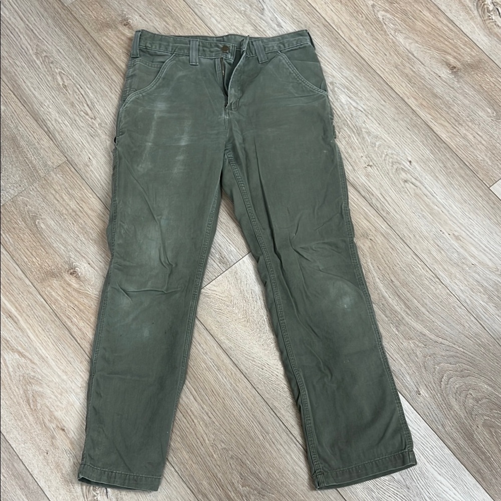 Carhartt Men's Green Carpenter Pants